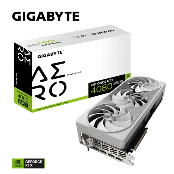 Image of Gigabyte GeForce RTX 4080 SUPER AERO OC 16GB Graphics Card