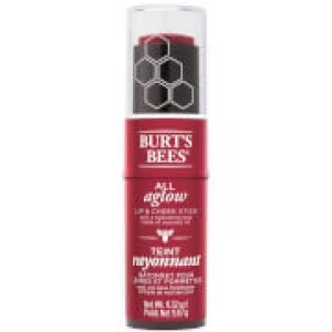 Image of Burt's Bees 100% Natural All Aglow Lip & Cheek Stick 8.5g (Various Shades) - Dahlia Dew