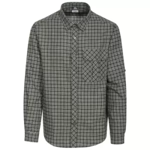 Image of Trespass Mens Snyper Check Shirt (XXS) (Green Check)