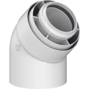 Image of Viessmann Vitodens Flue Bend 45deg (2 Pack)