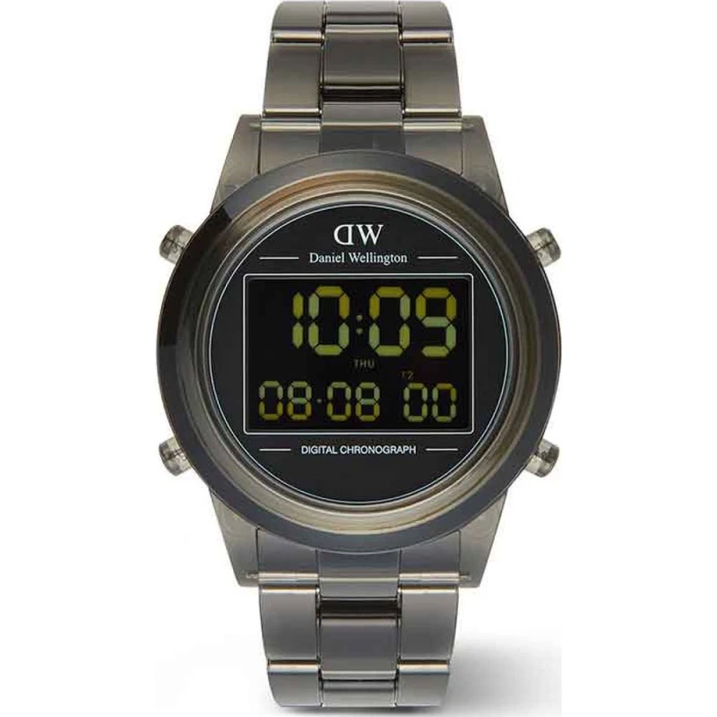 Image of Daniel Wellington Daniel Wellington DW00100765 Retro Digital 42mm Quartz Watch in Grey Grey One Size Unisex 7315030061307