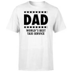 Image of Dad Taxi Service T-Shirt - White - 3XL