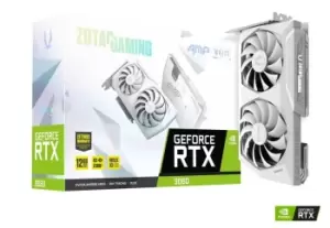 image of ZOTAC GAMING Nvidia GeForce RTX 3060 12GB AMP White Edition - ZT-A30600F-10P