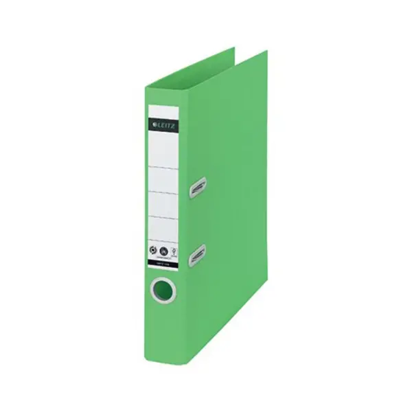 image of Leitz Recycle Lever Arch File A4 50mm Green (Pack of 10) 10190055