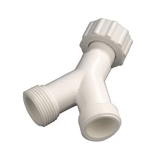 Xavax Y-Connector Inlet Hose - White