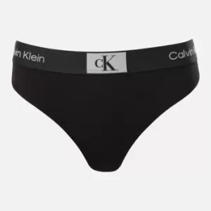 Image of Calvin Klein Modern Stretch-Cotton Thong - L
