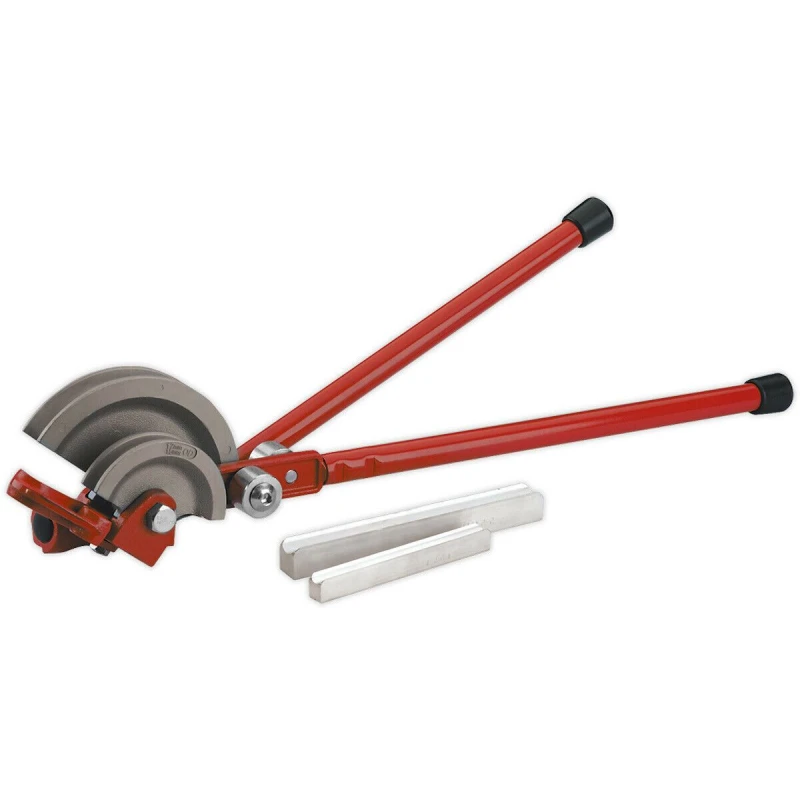 Image of Loops Lever Type Tube Bender for 15mm & 22mm Pipes - Long Cranked Steel Handles Metallics