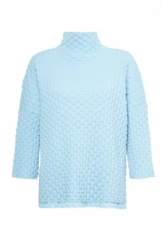 image of French Connection Mona Mozart Oversized Knit Jumper Blue