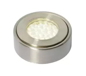 Image of Forum Lighting 1.5W Culina Laghetto LED Circle Surface Light Brushed Satin Nickel 3000K - CUL-25318