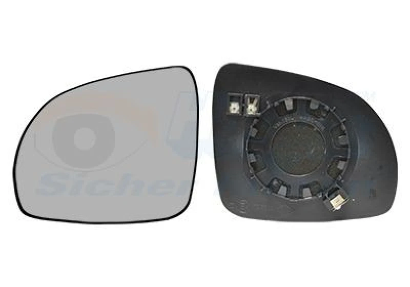 Image of VAN WEZEL Wing mirror glass VAN WEZEL 8313861