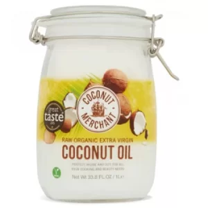 image of Coconut Merchant Latched Lid Organic EV Coconut Oil 1000ml