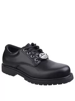 Image of Skechers Cottonwood Elks Lace Up Shoe - Black, Size 6, Men