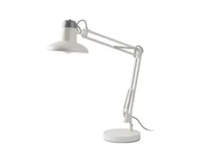 image of Snap White Reading Lamp 1x E27 15W