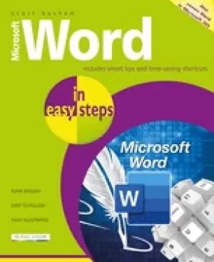 Image of microsoft word in easy steps covers ms word in office 365 suite
