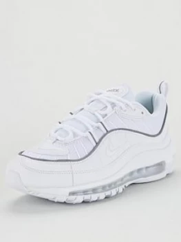 Image of Nike Womens Air Max 98 - White, Size 5, Women
