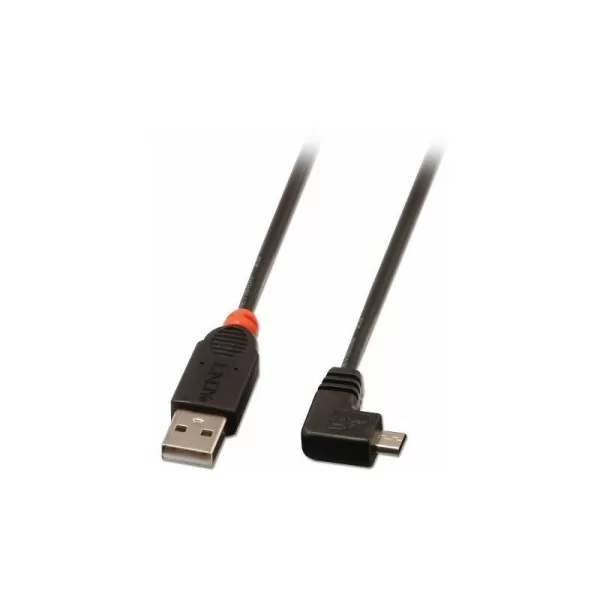 Image of Lindy USB2.0 A/Micro-B 90 Degree 2m