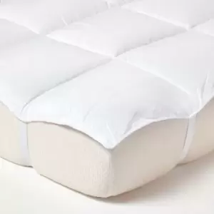 Image of Super Microfibre King Size Mattress Topper - Homescapes