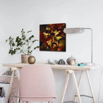 Image of 4545ABSC - 040 Multicolor Decorative Canvas Painting