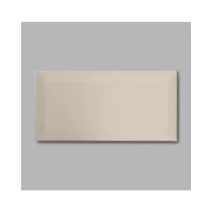 Cream Bevelled Wall Tile 10cm x 20cm - Metro