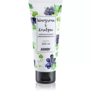 image of Anwen Grapes & Keratin Regenerating Mask for Hair Medium Porosity 200ml