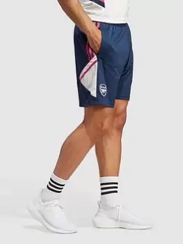 Image of adidas Mens 22/23 Arsenal Training Short, Navy Size M Men