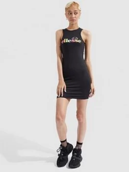 Image of Ellesse Heritage Verde Dress - Black, Size 8, Women