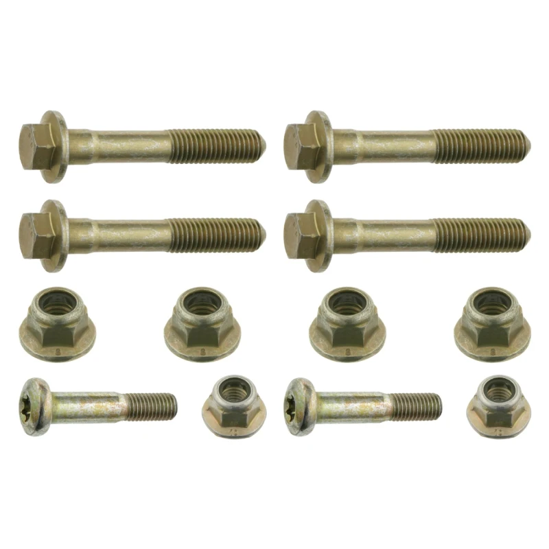 Image of FEBI BILSTEIN 24393 Mounting Kit, control lever Front Axle Right Mounting Kit,control lever (1597)