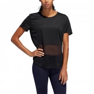 Image of adidas Own The Run T-Shirt - Black