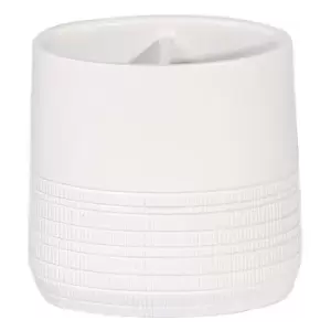 Strata White Resin Tumbler - White