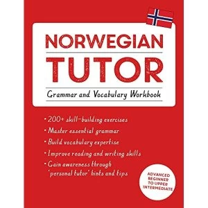 Image of Norwegian Tutor: Grammar and Vocabulary Workbook (Learn Norwegian with Teach Yourself) Advanced beginner to upper...