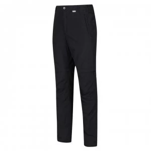 Image of Regatta Leesville II Zip Off Walking Trousers, Long Leg Length - Ash