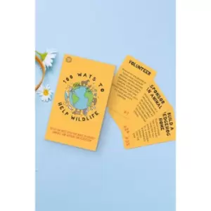 Image of 100 Ways to Help Wildlife Card Pack