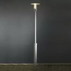 image of Konstsmide Nova Outdoor Classic Aluminium Grey Lamp Post Light, IP44