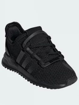 Image of adidas Originals U_Path Run Infant Trainers - Black, Size 6