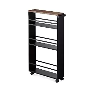 Image of Yamazaki Tower Rolling Slim Storage Cart