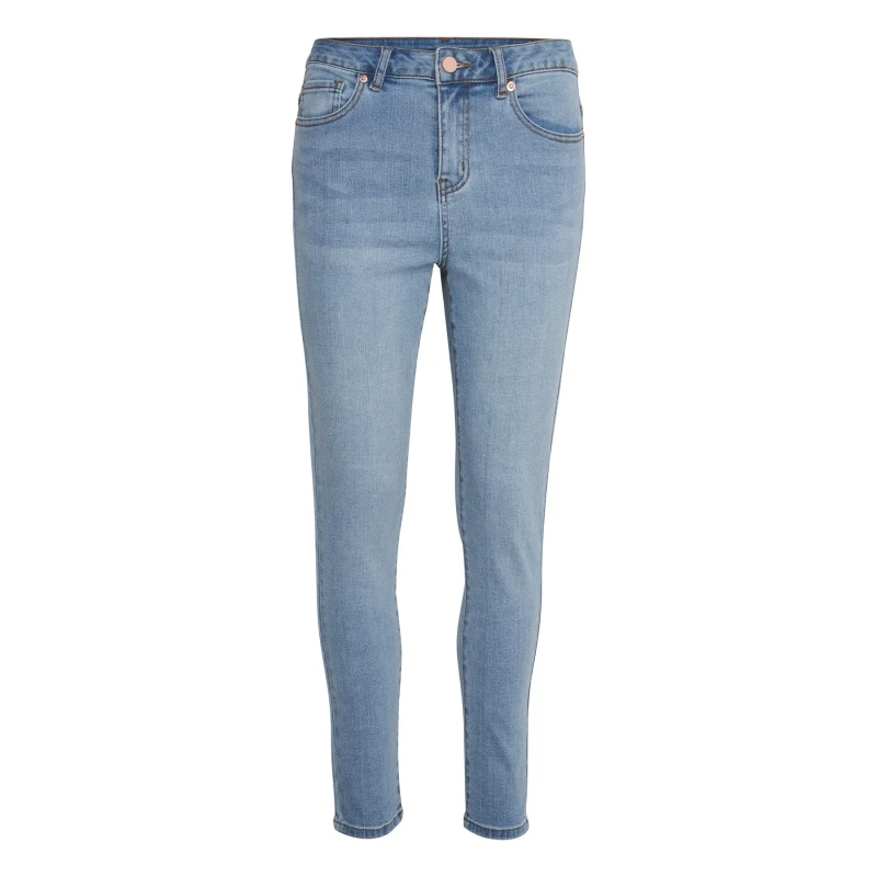 Image of Kaffe Womens jeans KAFFE Sinem HW 7/8 Bleu Female 40