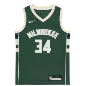 image of Nike NBA Icon Jersey Junior Boys - Green