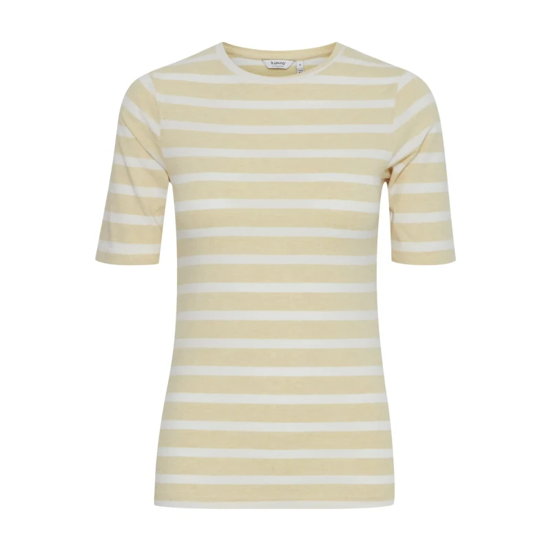 Image of b.Young Striped T-Shirt For Her b.young bypamila Marron Female S