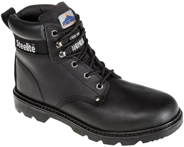 Image of Portwest Steelite S3 Thor Water Resistant Safety Boots FW11BKR39 Colour: Black