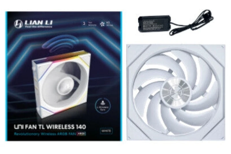 Image of Lian Li Lian Li 14RTL1W1W computer cooling system Computer case Fan 14cm White 14RTL1W1W