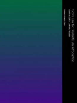 Image of Scots Law for Students by Dale Mcfadzean Paperback