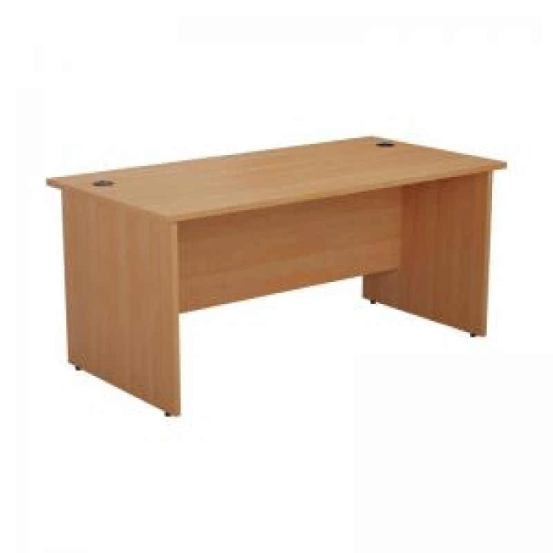 Image of Jemini Rectangular Panel End Desk 1800x800x730mm Beech KF804529