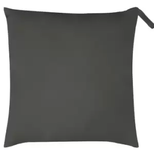 image of Plain Neon Large 70cm Outdoor Floor Cushion Grey / 70 x 70cm / Cover Only