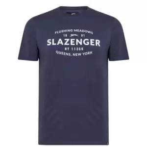 image of Slazenger 1881 Meadows T Shirt - Blue