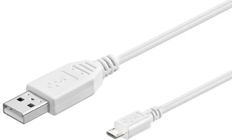 Image of Microconnect USBABMICRO0.60W USB cable USB 2.0 0.6 m USB A Micro-USB B