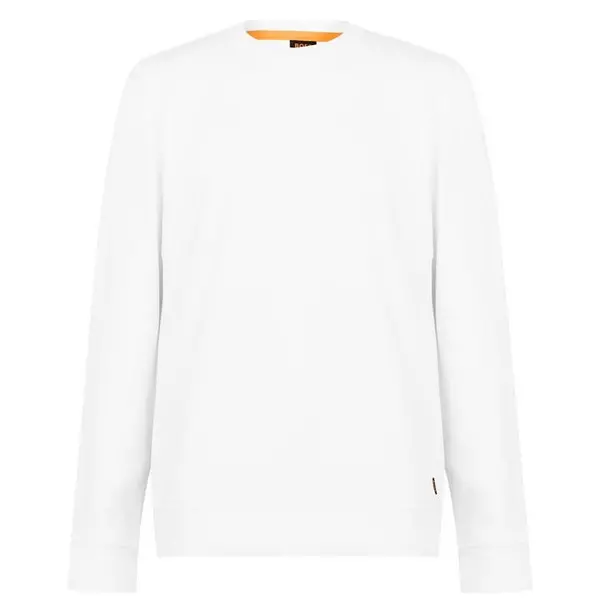 Image of Boss Westart Crew Sweatshirt Crew Sweaters Small Blue 52090818350