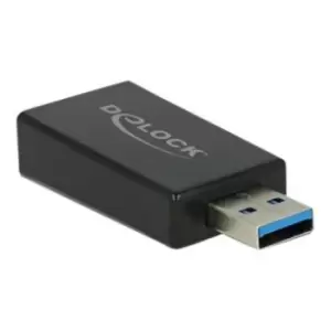 image of Delock Converter USB 3.1 Type-A male > USB Type-C female - Black