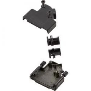 Image of D SUB housing Number of pins 25 Metal 45 Black