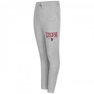 image of US Polo Assn Logo Jogging Pants - Vintage Grey