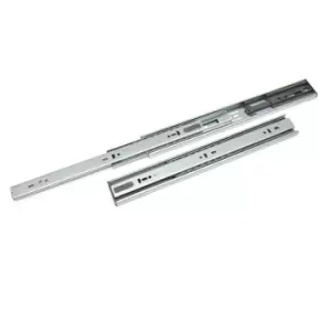 Image of Push to Open Drawer Runners Slides Full Extension H45mm 15 Pairs - Size 600mm - Pack of 10